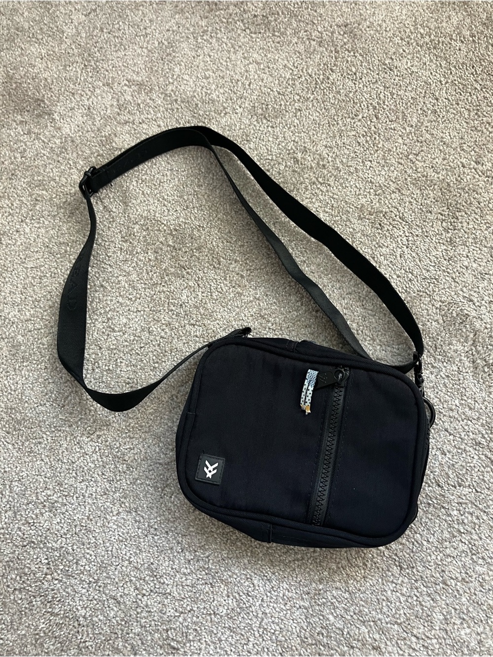 Terra Thread Black Crossbody Shoulder Bag